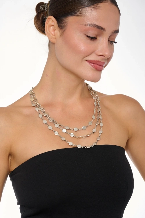 Kiraz Silver Plated Necklace