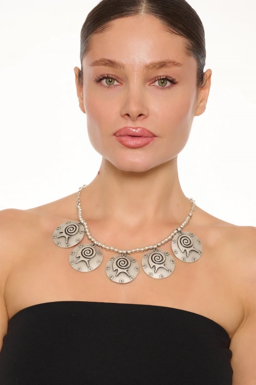 Kiraz Silver Plated Necklace