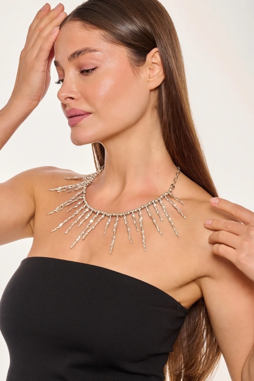 Kiraz Silver Plated Necklace