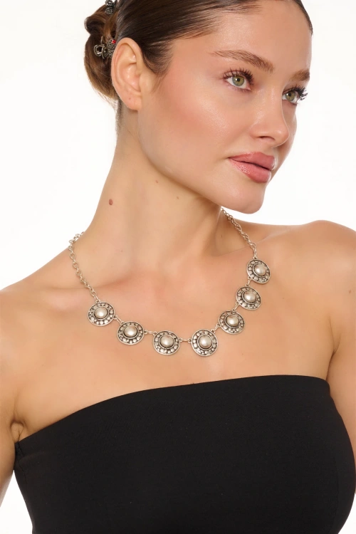 Kiraz Silver Plated Necklace