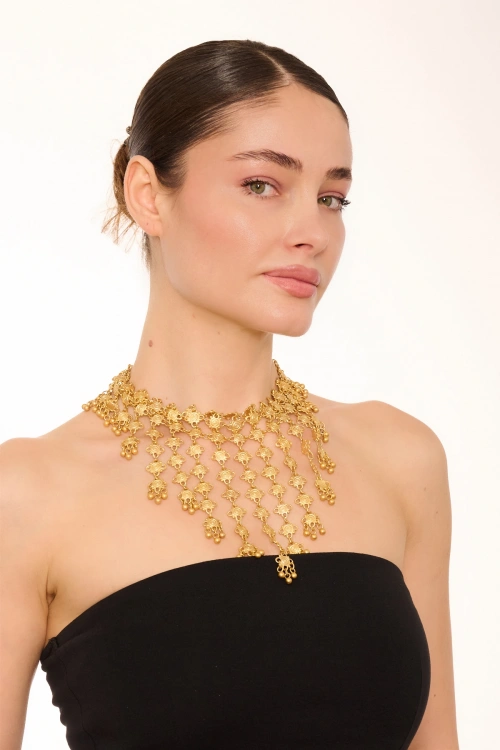 Kiraz Gold Plated Necklace