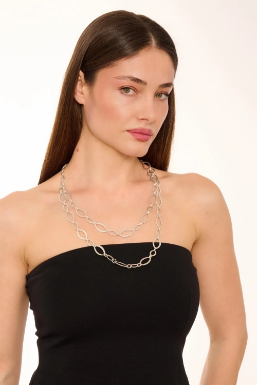 Kiraz Silver Plated Necklace