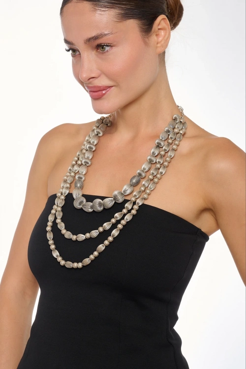 Kiraz Silver Plated Necklace