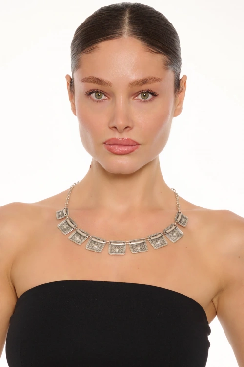 Kiraz Silver Plated Necklace