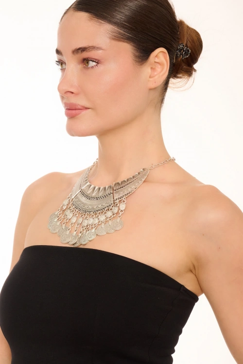 Kiraz Silver Plated Necklace