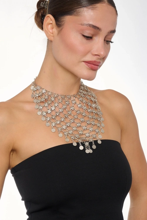 Kiraz Silver Plated Necklace