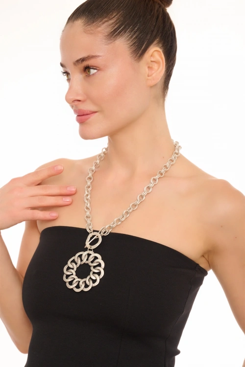 Kiraz Silver Plated Necklace