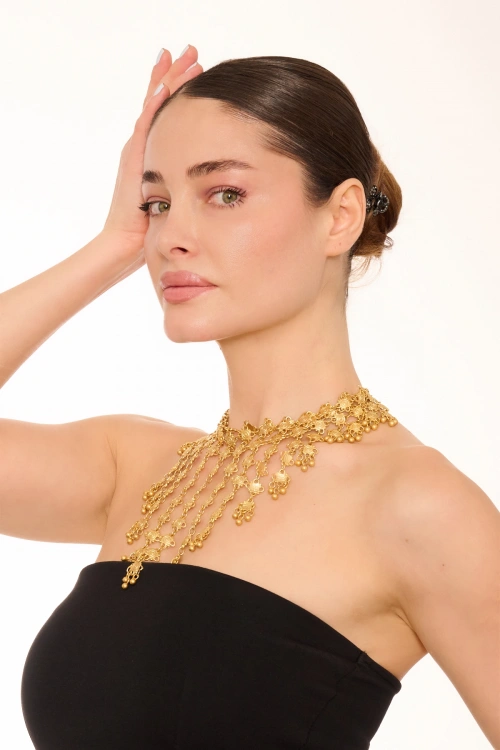 Kiraz Gold Plated Necklace