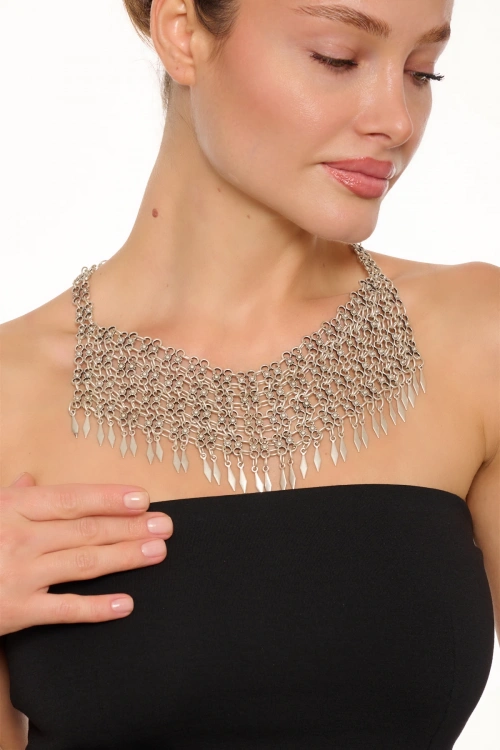 Kiraz Silver Plated Necklace