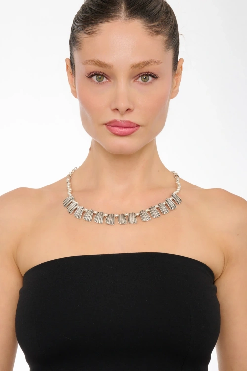 Kiraz Silver Plated Necklace