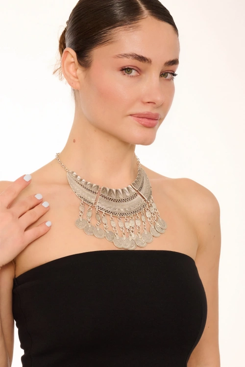 Kiraz Silver Plated Necklace