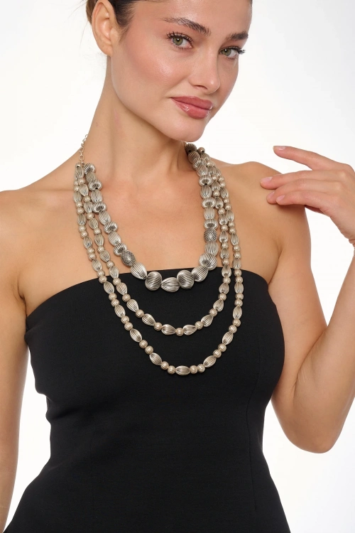 Kiraz Silver Plated Necklace