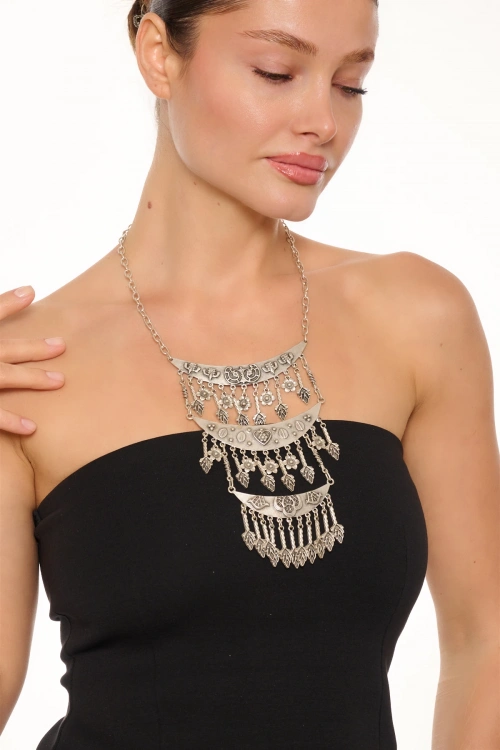 Kiraz Silver Plated Necklace