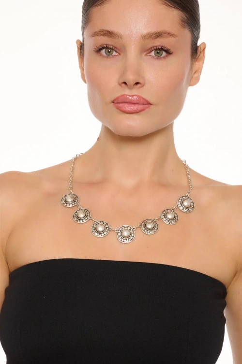 Kiraz Silver Plated Necklace