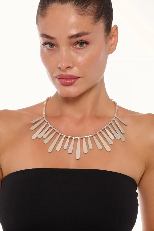 Kiraz Silver Plated Necklace