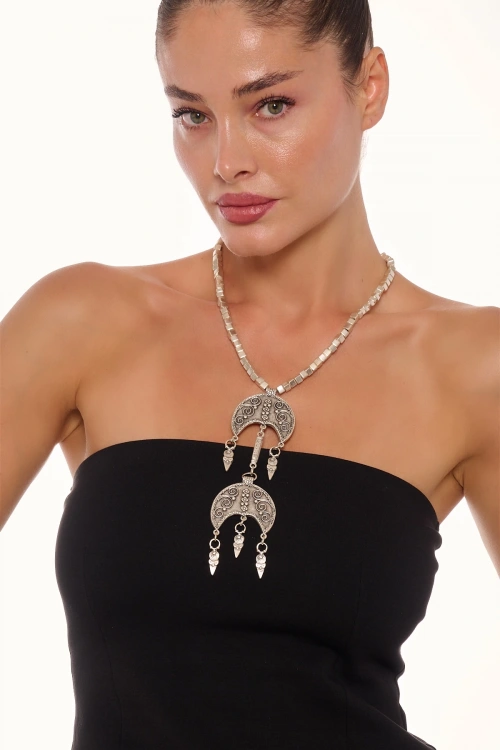 Kiraz Silver Plated Necklace