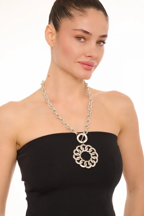 Kiraz Silver Plated Necklace