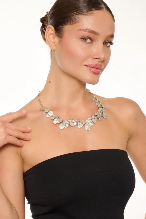 Kiraz Silver Plated Necklace