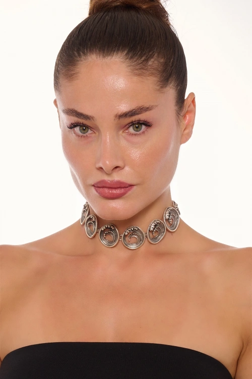 Kiraz Silver Plated Necklace