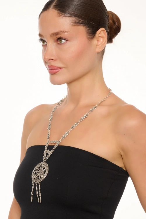 Kiraz Silver Plated Necklace