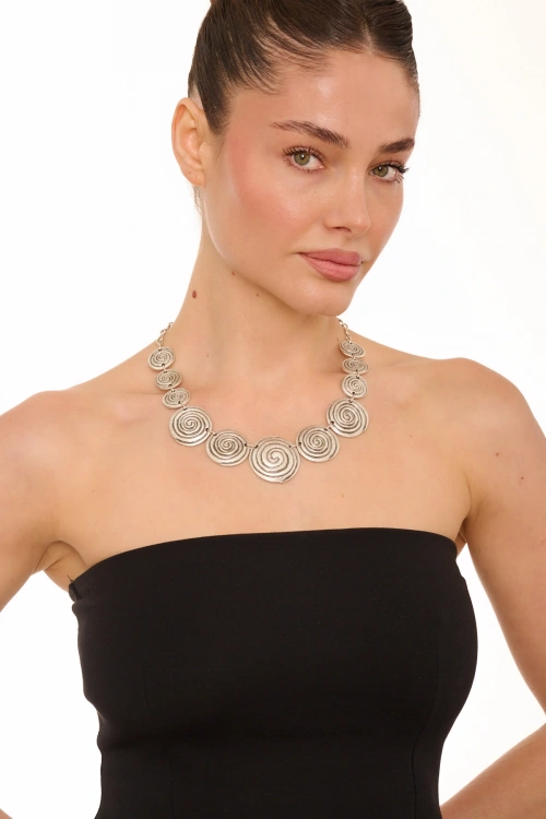 Kiraz Silver Plated Necklace