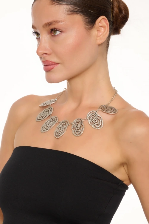 Kiraz Silver Plated Necklace