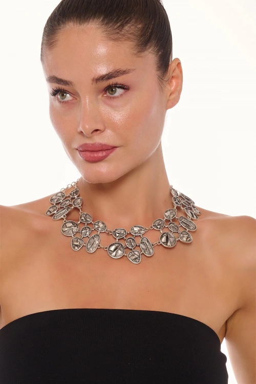 Kiraz Silver Plated Necklace