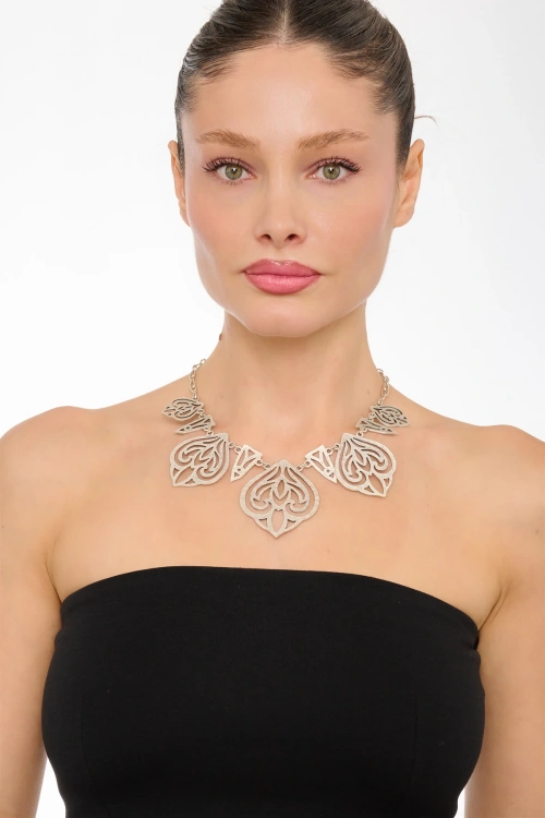 Kiraz Silver Plated Necklace