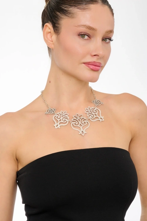 Kiraz Silver Plated Necklace