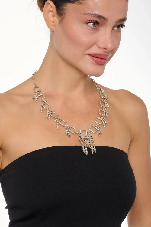 Kiraz Silver Plated Necklace