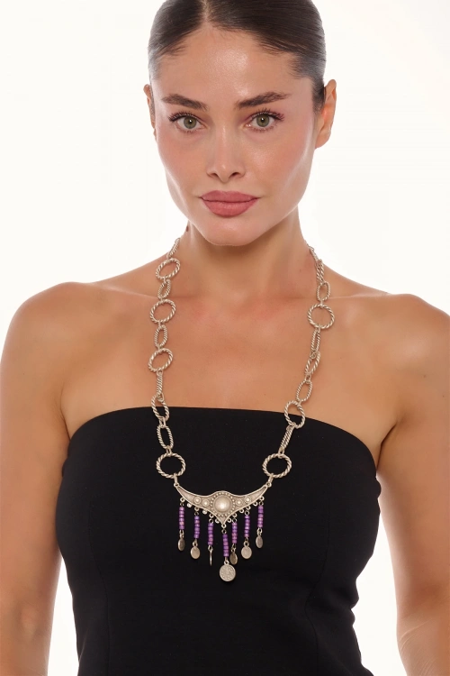 Kiraz Silver Plated Necklace