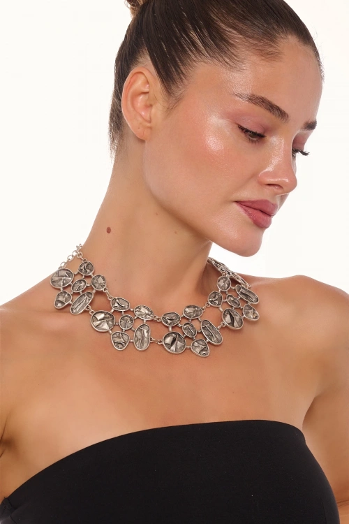 Kiraz Silver Plated Necklace