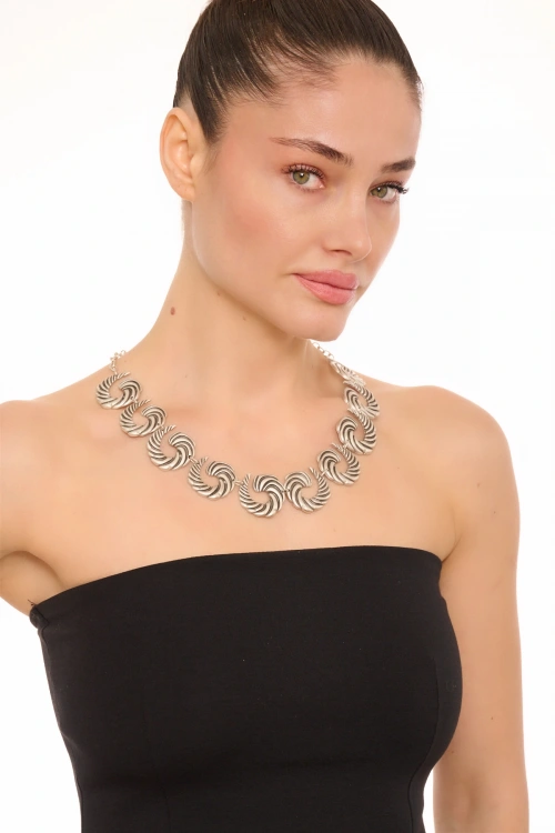 Kiraz Silver Plated Necklace