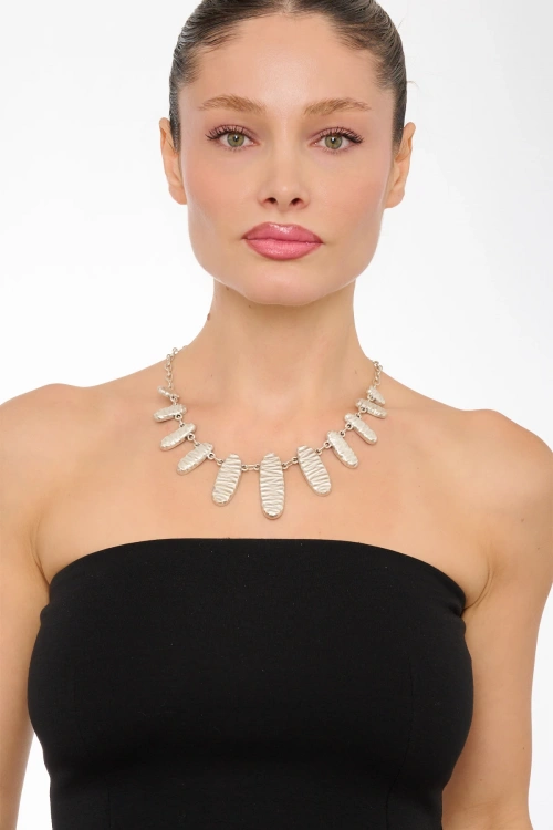 Kiraz Silver Plated Necklace