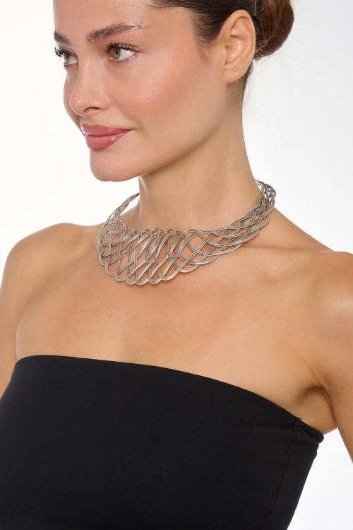 Kiraz Silver Plated Necklace