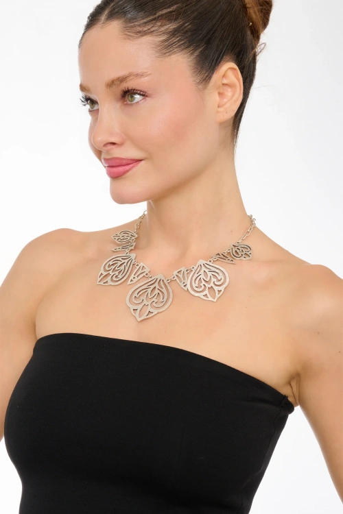 Kiraz Silver Plated Necklace