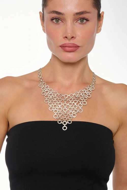 Kiraz Silver Plated Necklace