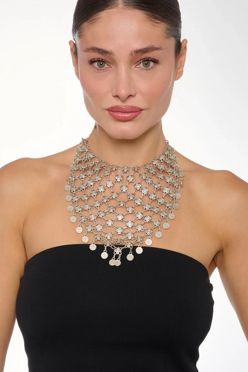 Kiraz Silver Plated Necklace