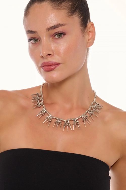 Kiraz Silver Plated Necklace