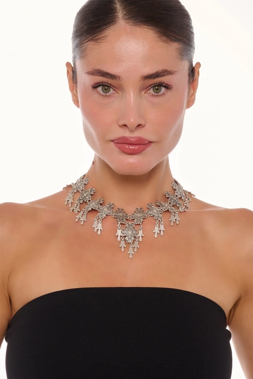 Kiraz Silver Plated Necklace