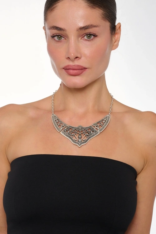 Kiraz Silver Plated Necklace