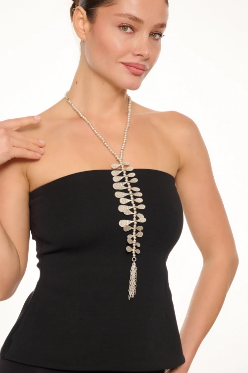 Kiraz Silver Plated Necklace