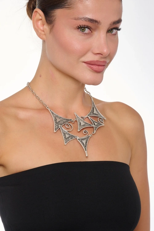 Kiraz Silver Plated Necklace