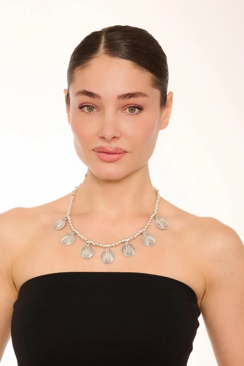 Kiraz Silver Plated Necklace