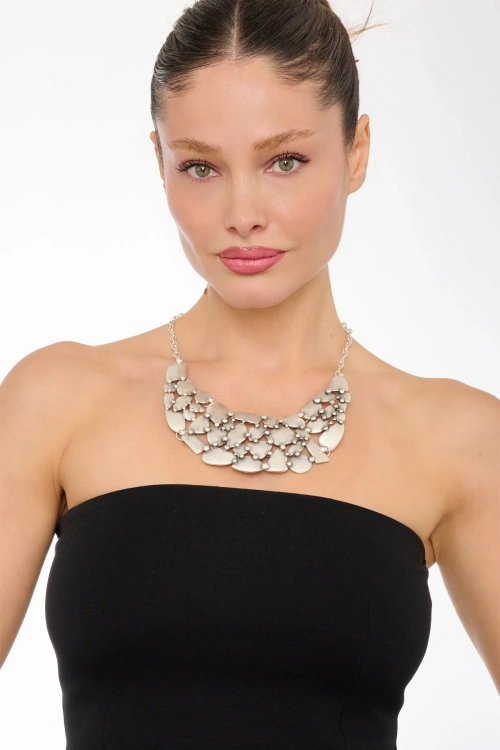 Kiraz Silver Plated Necklace