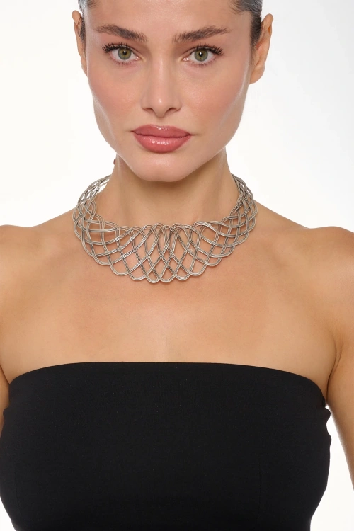 Kiraz Silver Plated Necklace