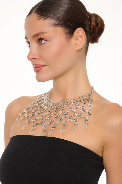 Kiraz Silver Plated Necklace