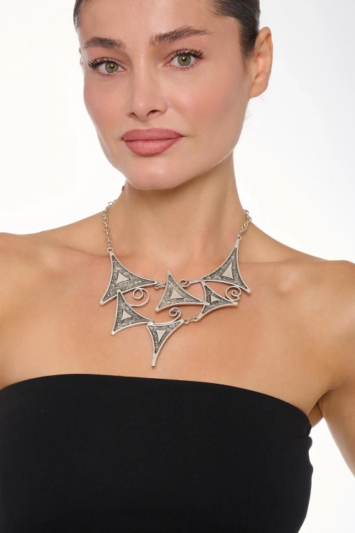 Kiraz Silver Plated Necklace