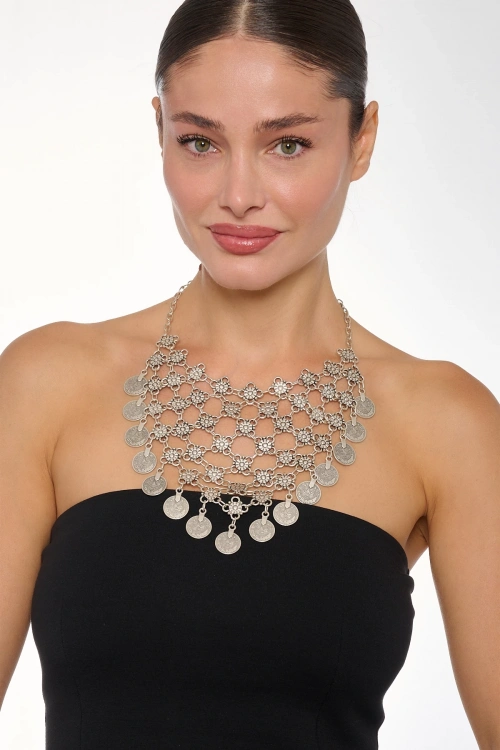 Kiraz Silver Plated Necklace