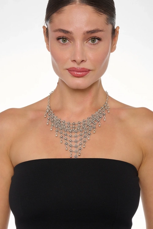Kiraz Silver Plated Necklace